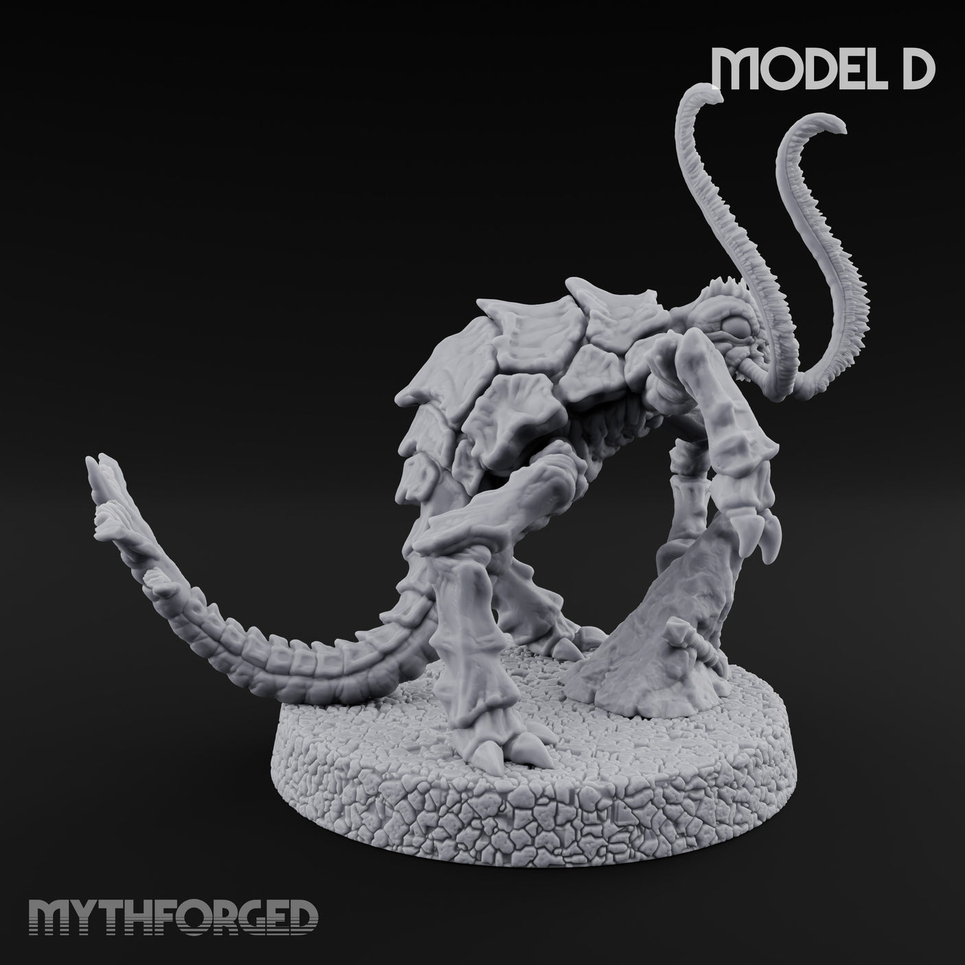 Antennae Twitching Rust Monster D Miniature for Dungeons and Dragons, Pathfinder or other TTRPGs