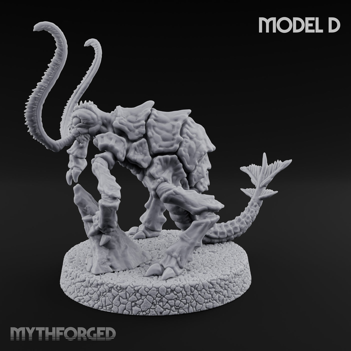 Antennae Twitching Rust Monster D Miniature for Dungeons and Dragons, Pathfinder or other TTRPGs