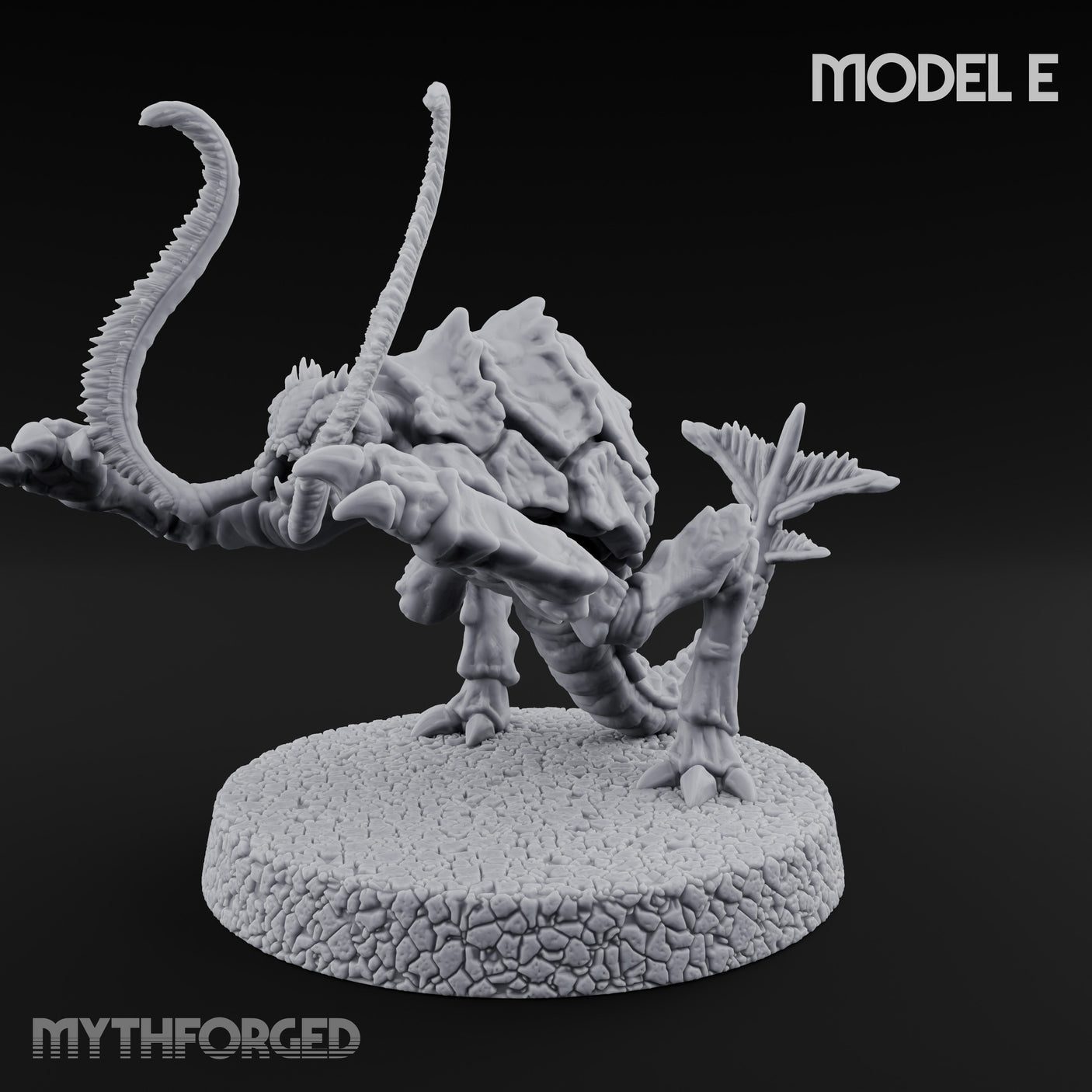 Antennae Twitching Rust Monster E Miniature for Dungeons and Dragons, Pathfinder or other TTRPGs