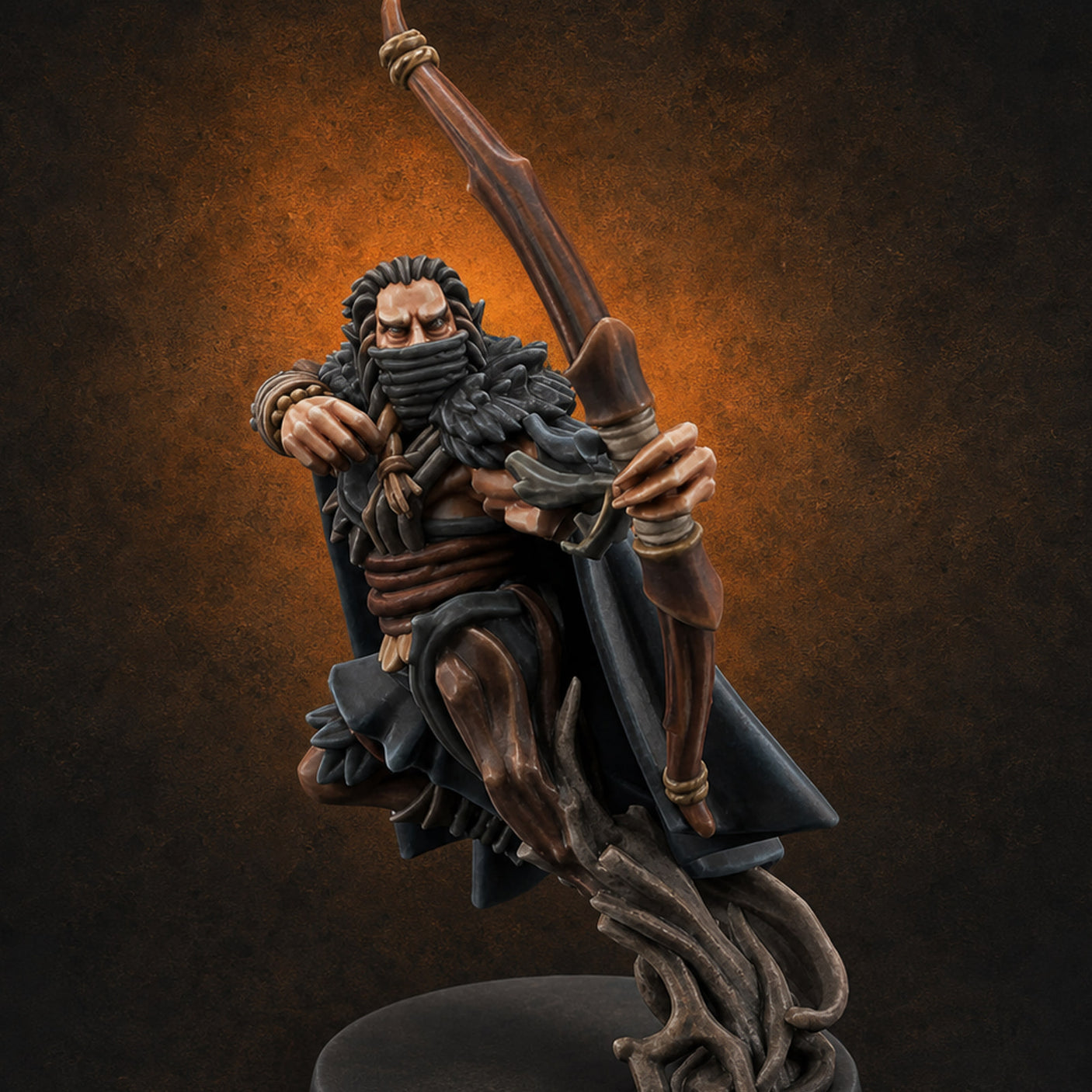 Hooded Bandit Crew Human Bandit A Miniature for Dungeons and Dragons, Pathfinder or other TTRPGs