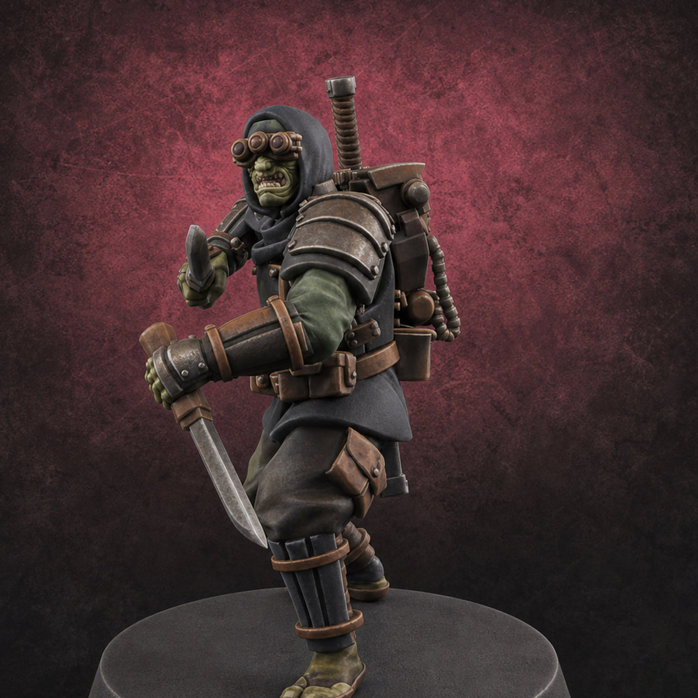 Weird War Japanese Ninja Soldiers E — painted concept preview (miniature supplied unpainted)