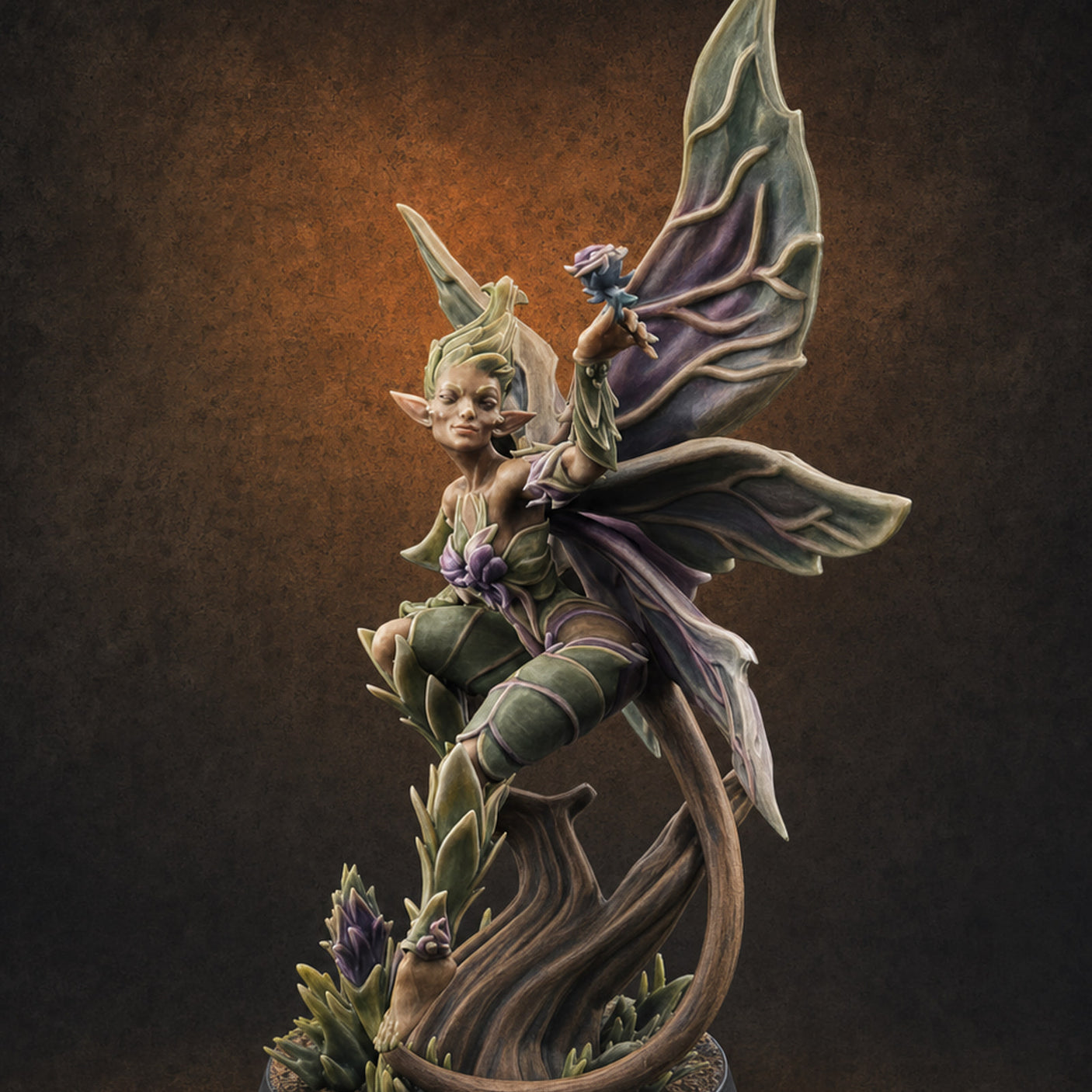Wings Unfurling Gracefully Sprite Enchantresses C Miniature for Dungeons and Dragons, Pathfinder or other TTRPGs