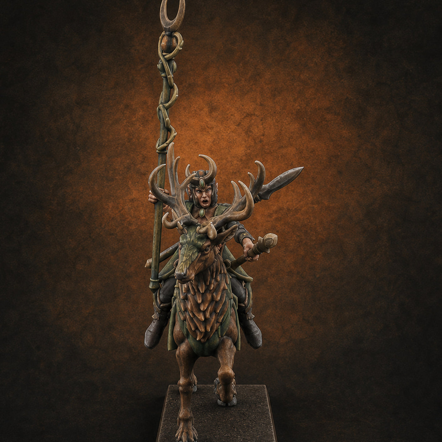 Antlered Tribe Forest Centaur E Miniature for Dungeons and Dragons, Pathfinder or other TTRPGs
