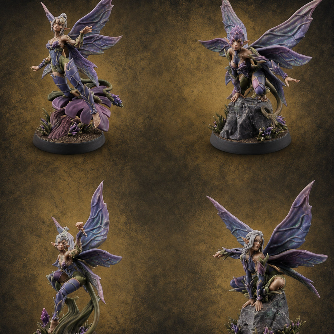 Wings Unfurling Gracefully Sprite Enchantresses Miniature for Dungeons and Dragons, Pathfinder or other TTRPGs