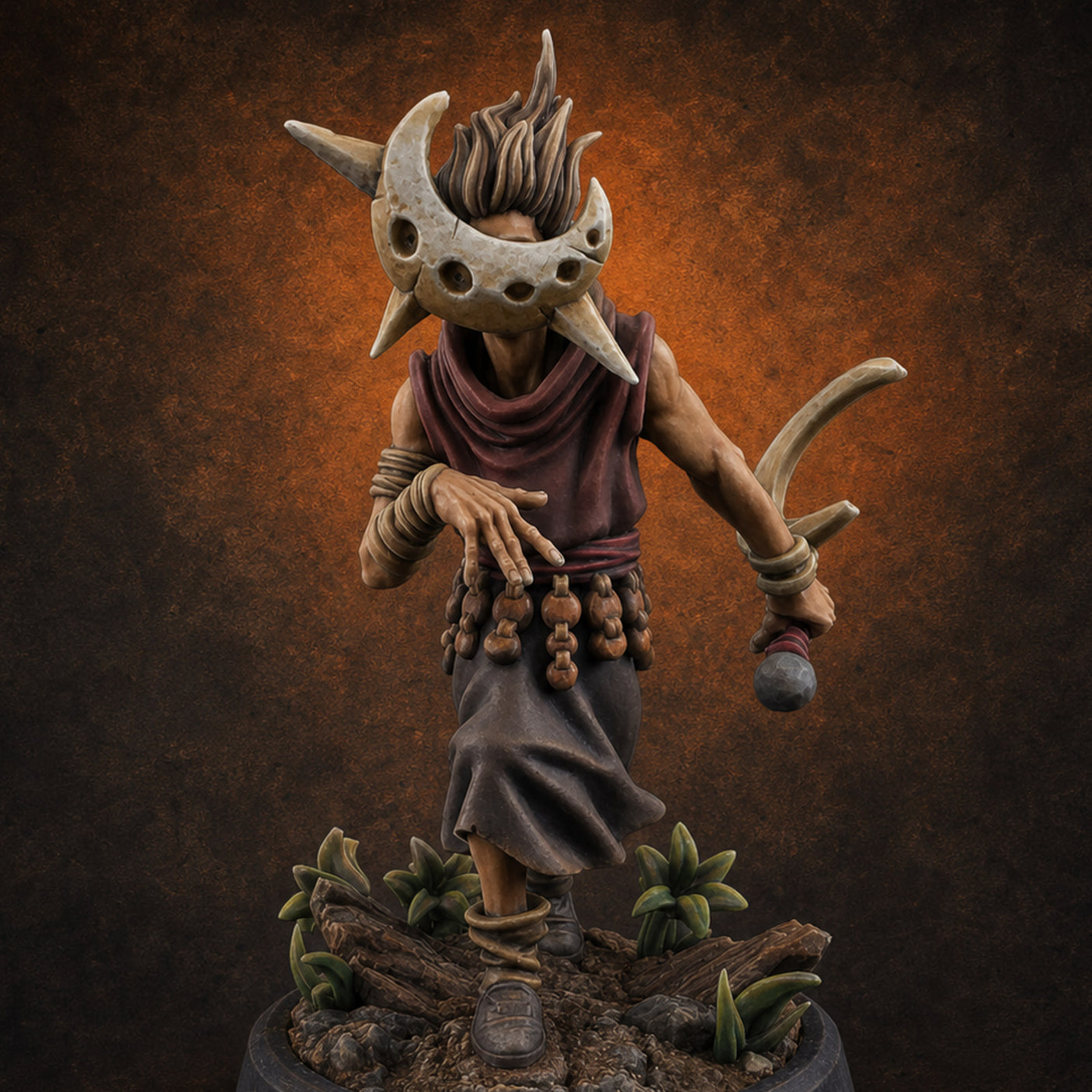 Whispering Wickedness Human Cultist B Miniature for Dungeons and Dragons, Pathfinder or other TTRPGs