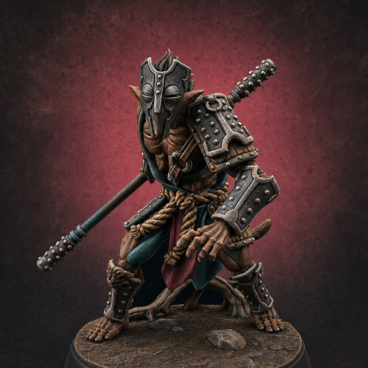 Shouldering The Blade Hadozee Warriors A Miniature for Dungeons and Dragons, Pathfinder or other TTRPGs