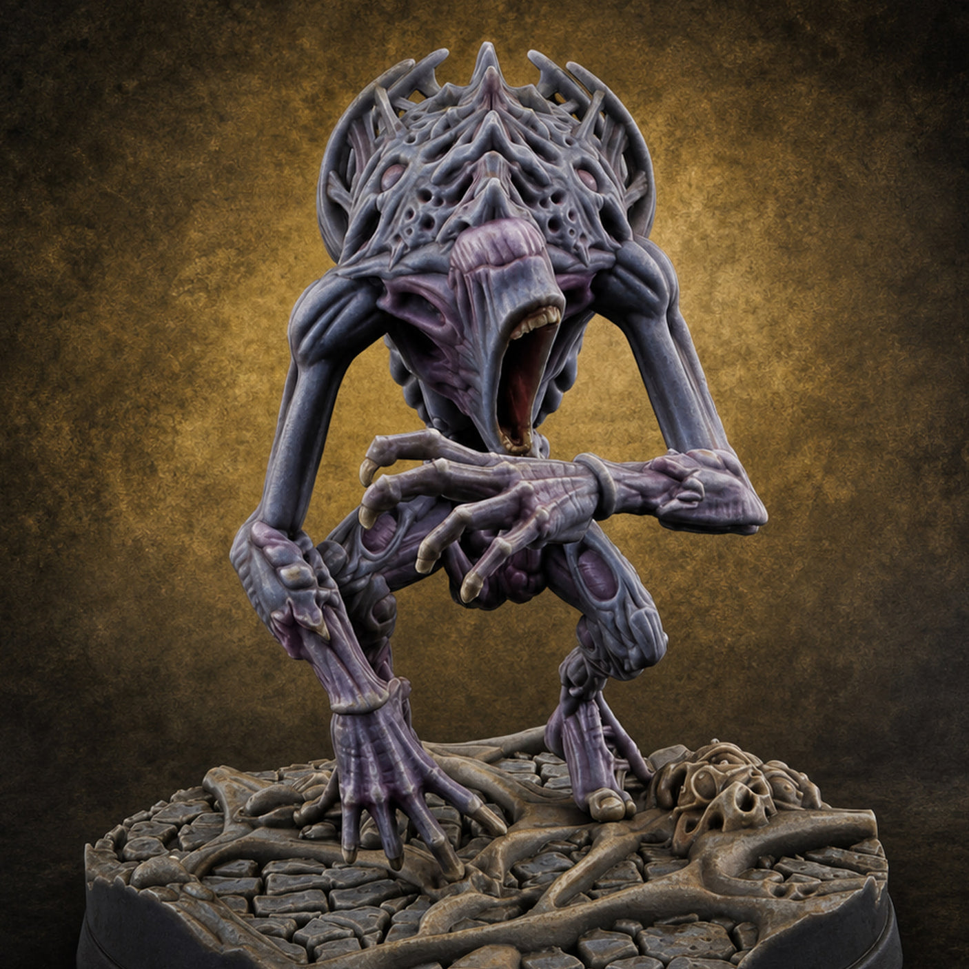 Horns Held High Star Spawn Seers B — painted concept preview (miniature supplied unpainted)