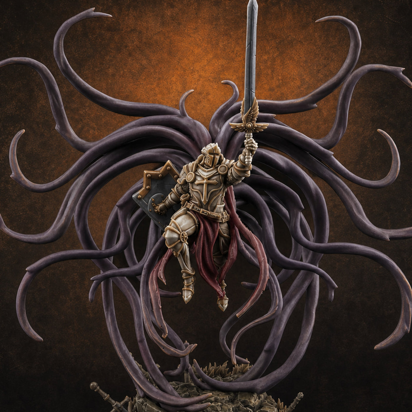 Exploding With Power Angel Miniature for Dungeons and Dragons, Pathfinder or other TTRPGs