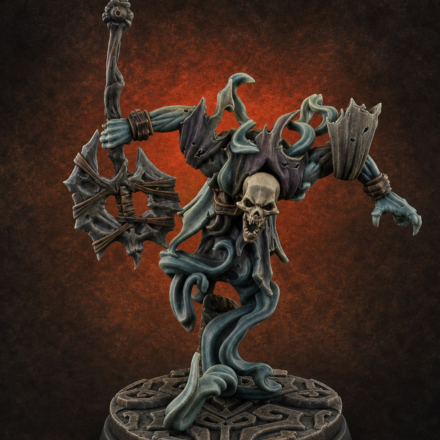 Clawing Through The Veil Specter Wraiths B Miniature for Dungeons and Dragons, Pathfinder or other TTRPGs