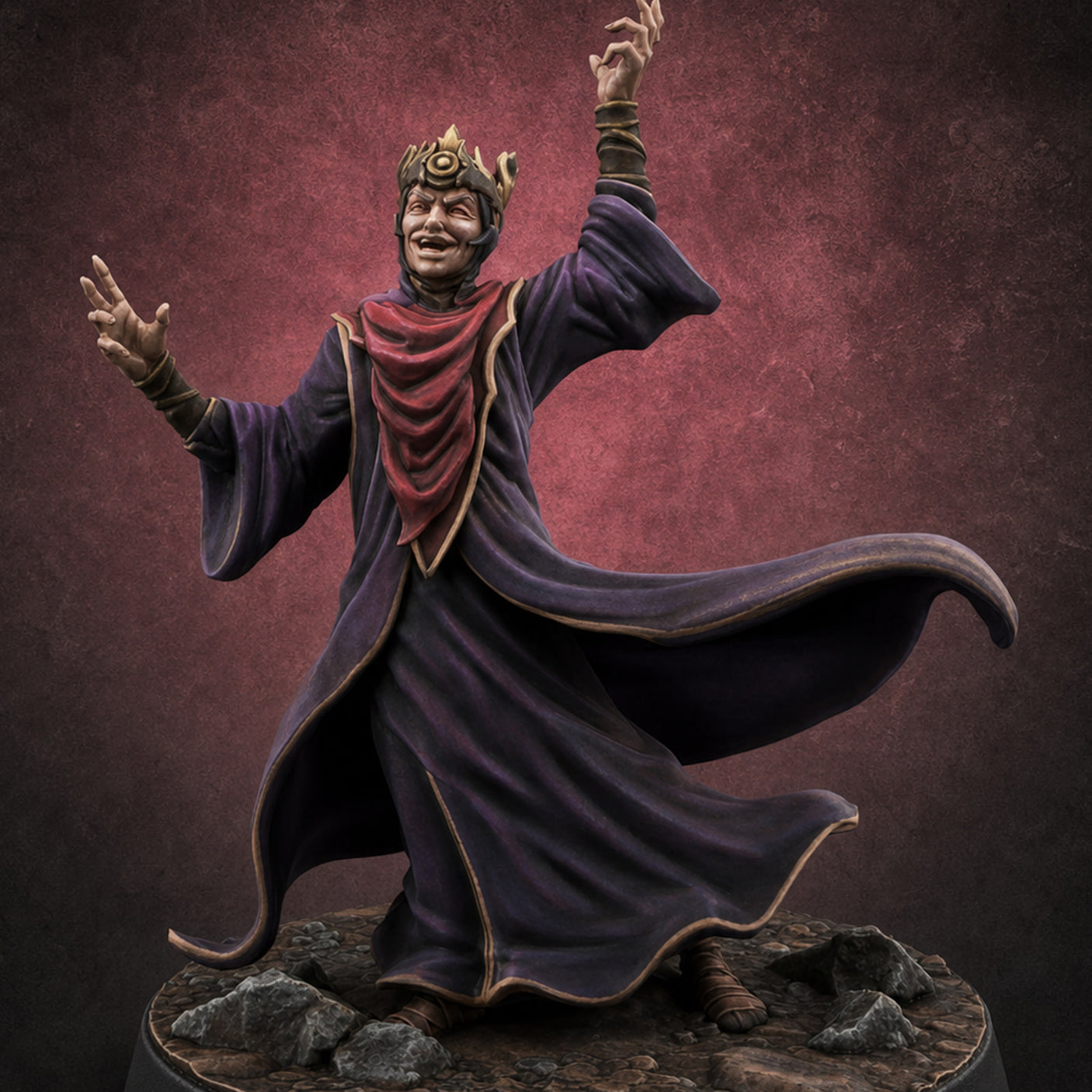 Flourishing With Magic Human Sorcereress Miniature for Dungeons and Dragons, Pathfinder or other TTRPGs