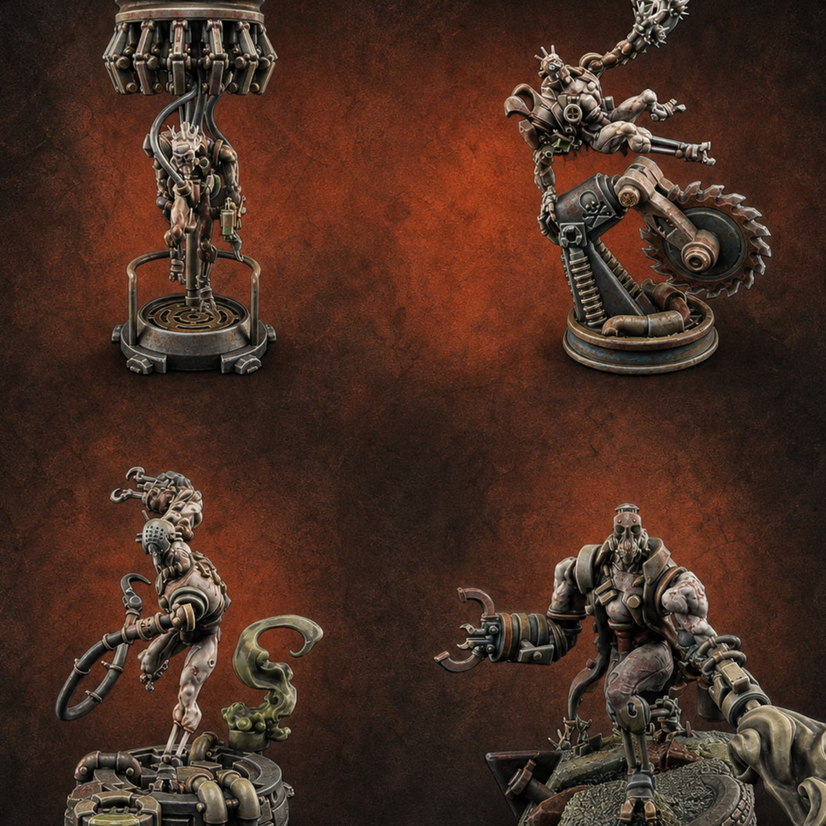 Dangling From The Canopy Necrolinked Wights Miniature for Dungeons and Dragons, Pathfinder or other TTRPGs