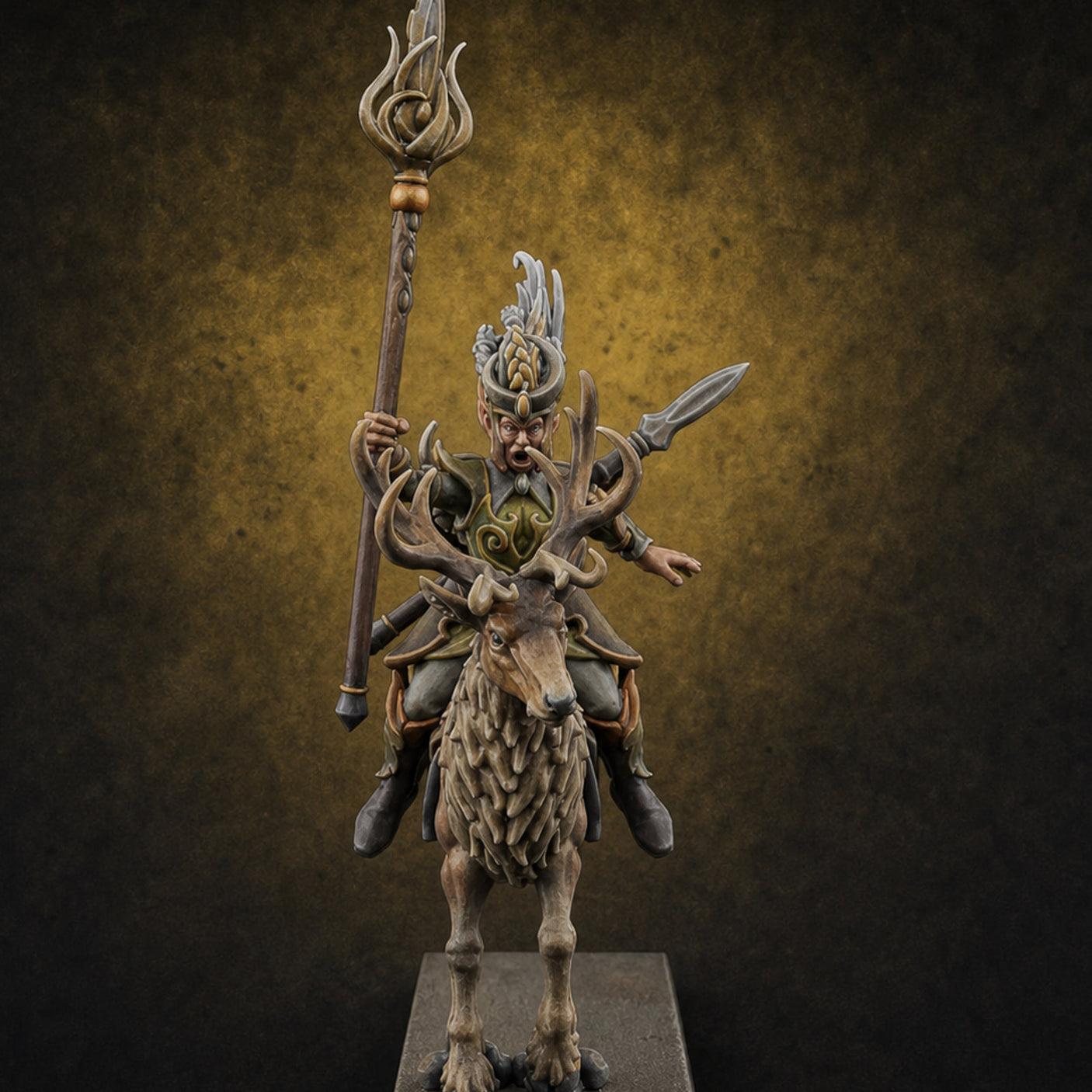 Antlered Tribe Forest Centaur G Miniature for Dungeons and Dragons, Pathfinder or other TTRPGs