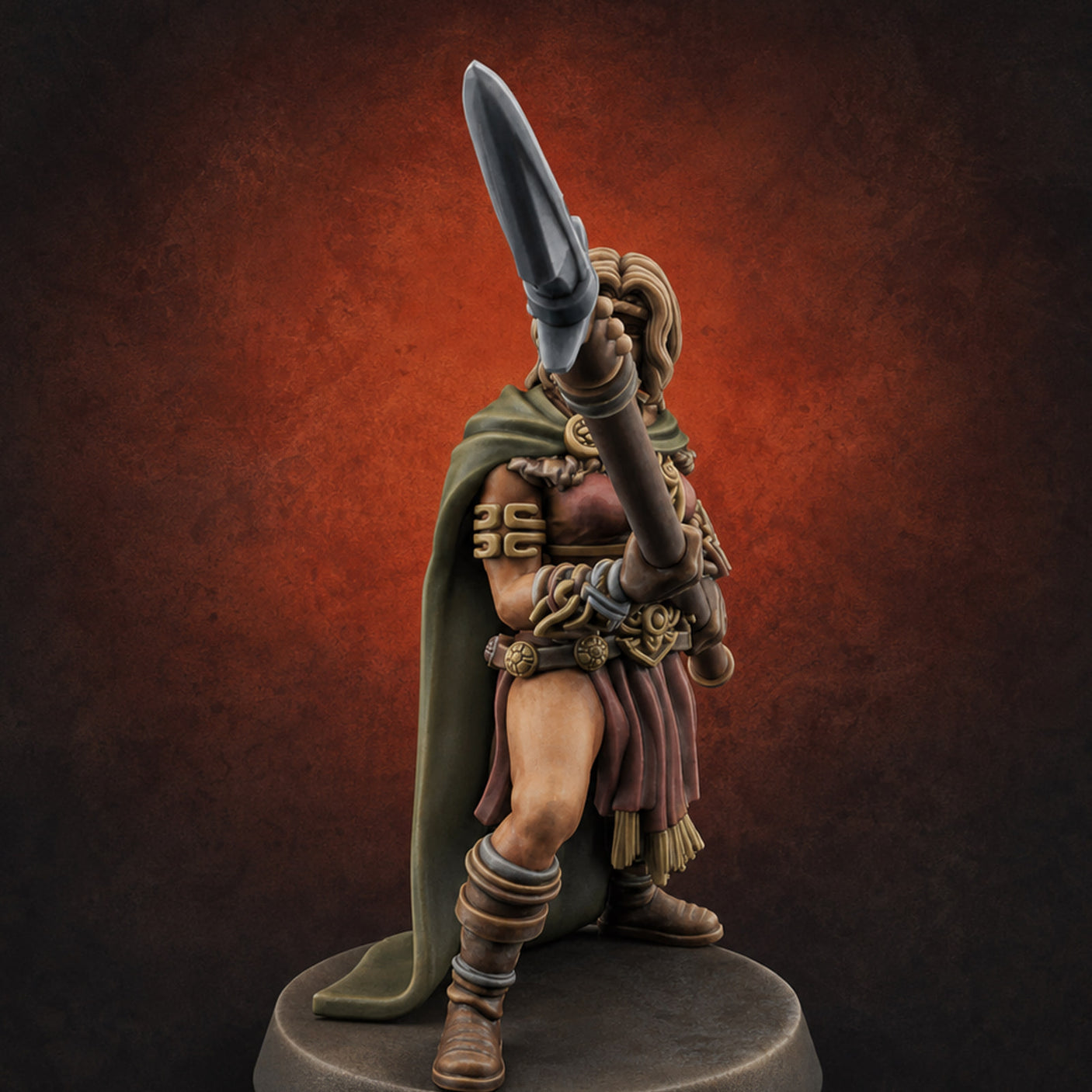 Spear Warden Elf Warriors A Miniature for Dungeons and Dragons, Pathfinder or other TTRPGs