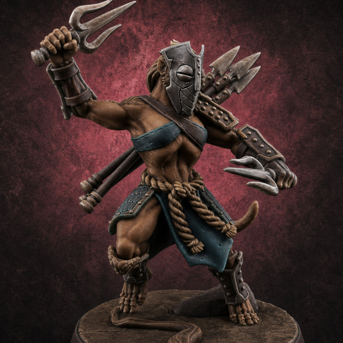 Shouldering The Blade Hadozee Warriors F Miniature for Dungeons and Dragons, Pathfinder or other TTRPGs