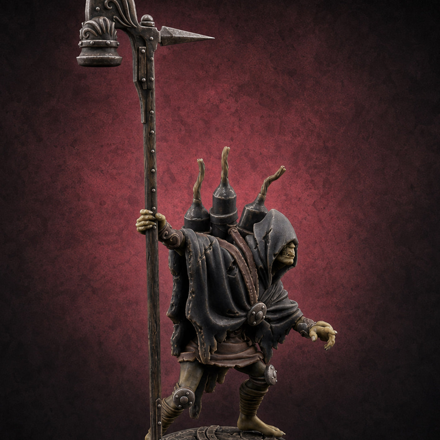Lantern Pole Carrying Goblin Scout A Miniature for Dungeons and Dragons, Pathfinder or other TTRPGs