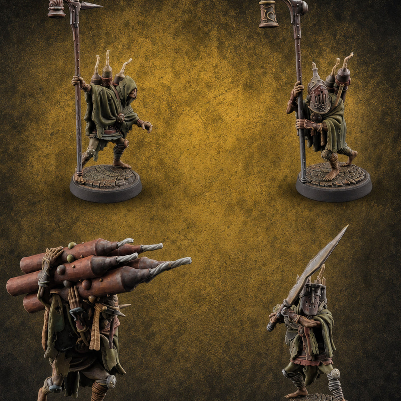 Lantern Pole Carrying Goblin Scouts Miniature for Dungeons and Dragons, Pathfinder or other TTRPGs