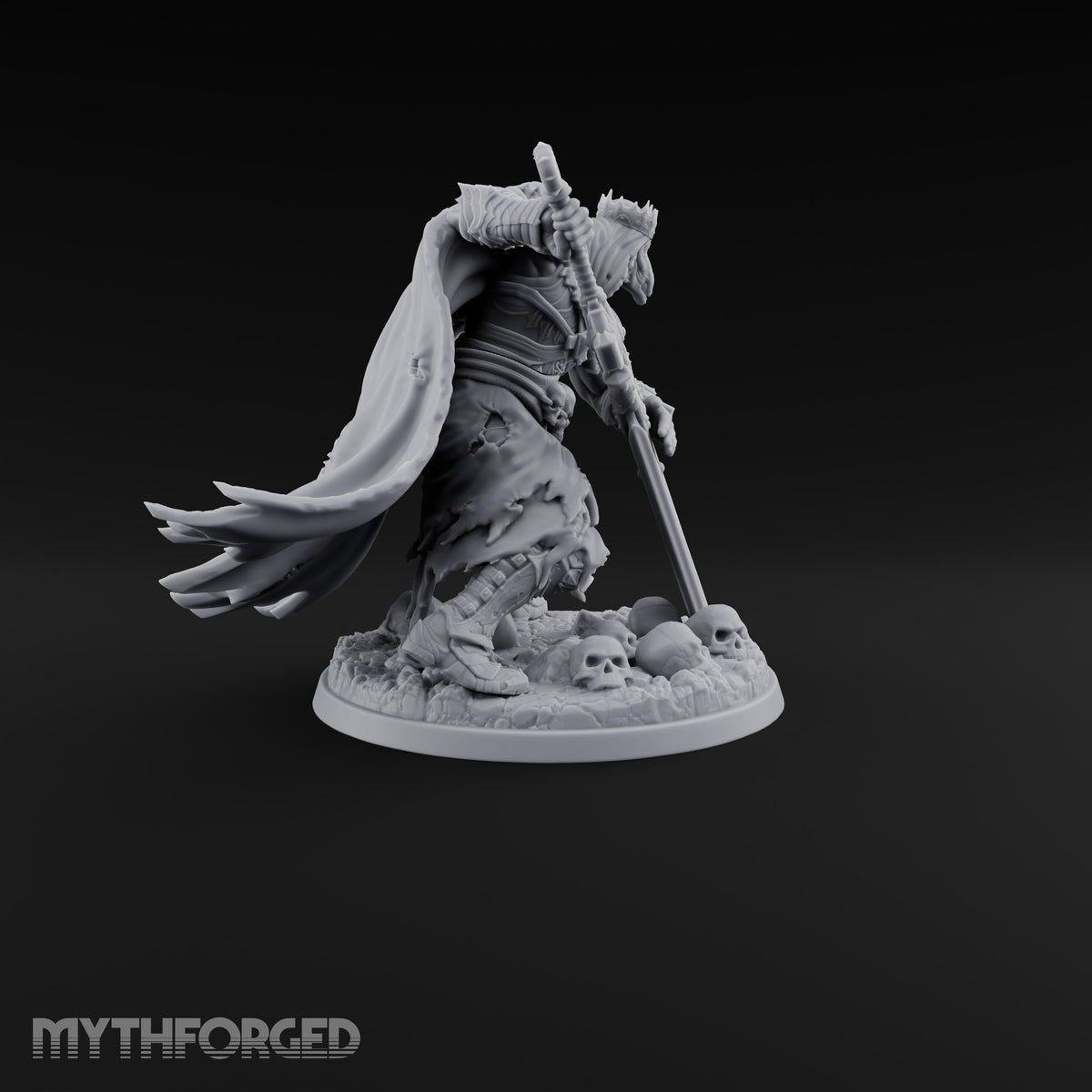 Court Is Held Among Skulls Death Knight