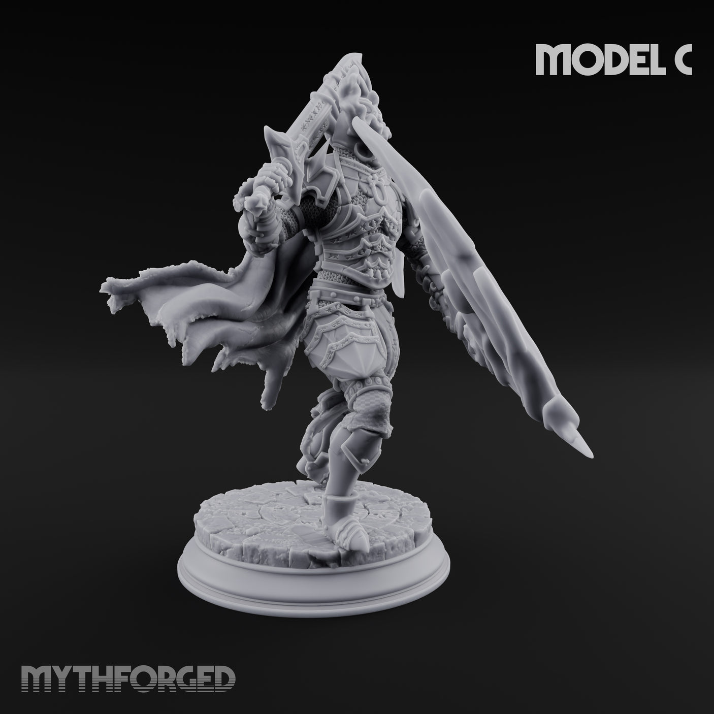 Trio Of Blades Animated Armor Knights Miniature for Dungeons and Dragons, Pathfinder or other TTRPGs