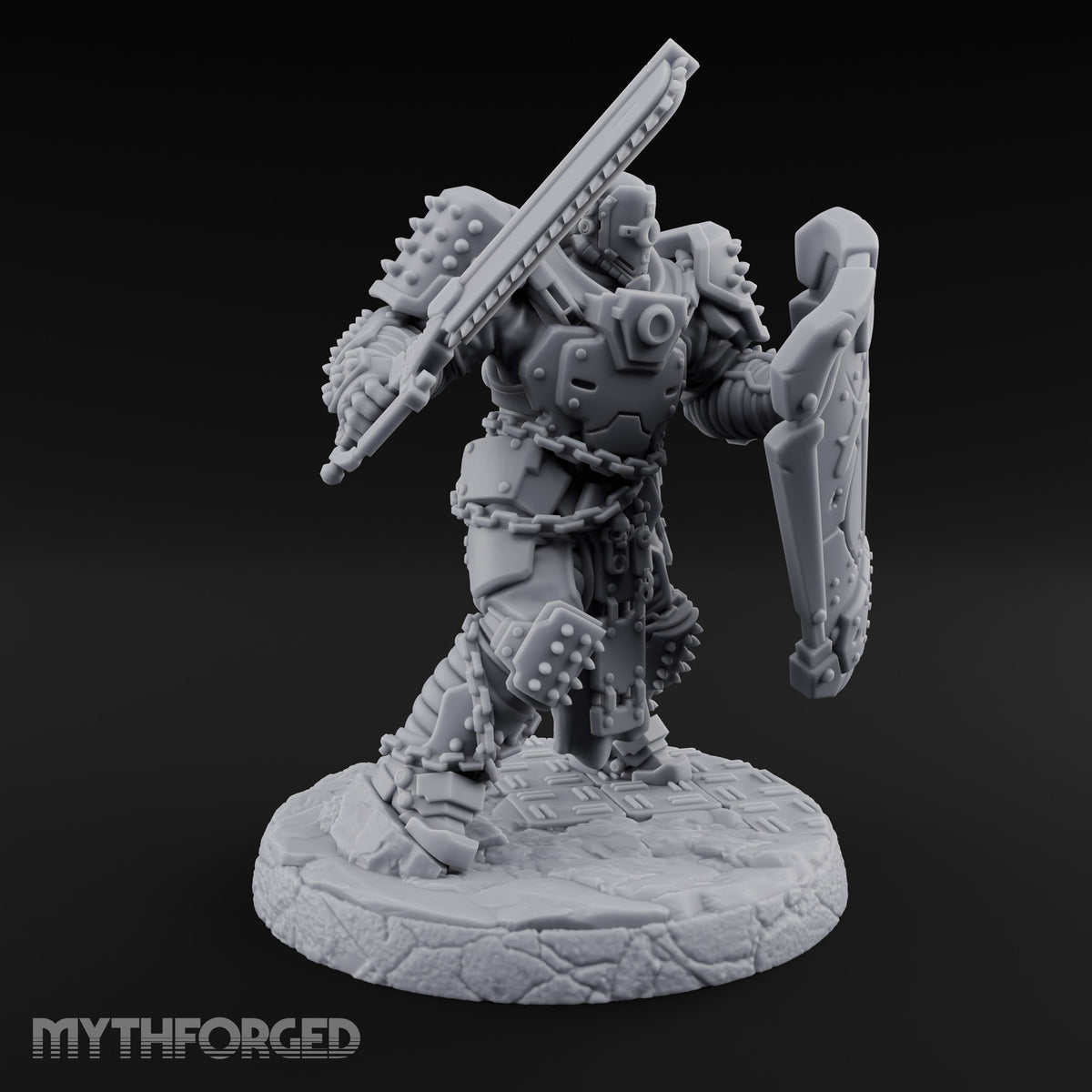 Chains Rattling, Spikes Leading Human Heavy Infantry Soldier E — Standard