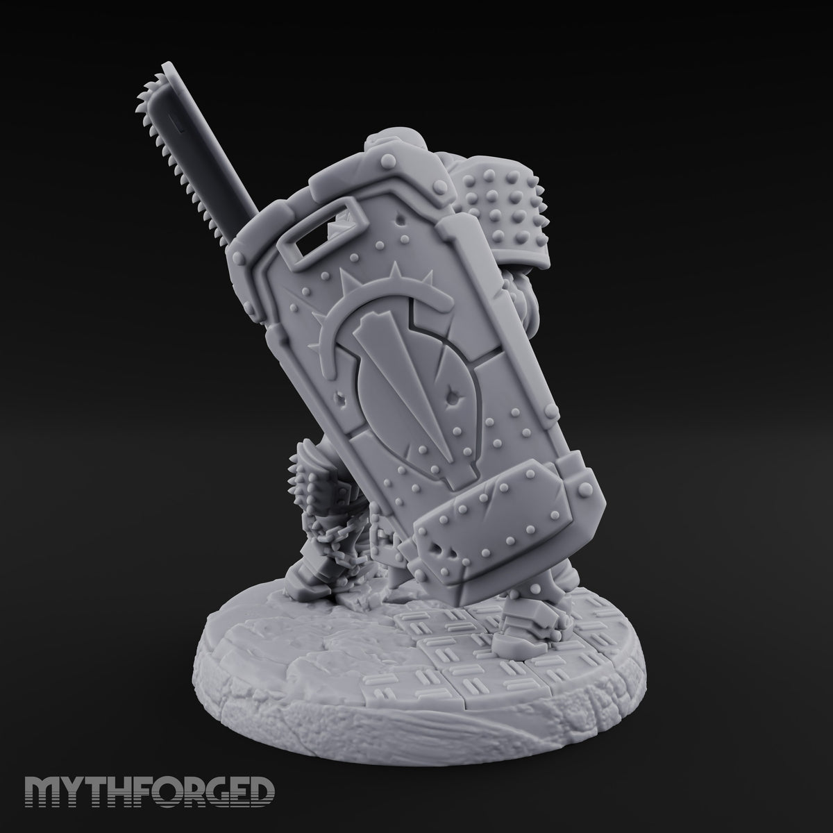 Chains Rattling, Spikes Leading Human Heavy Infantry Soldier E — Standard
