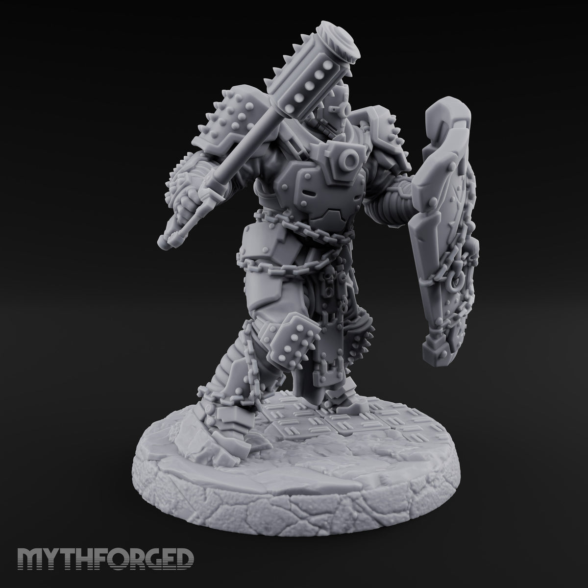 Chains Rattling, Spikes Leading Human Heavy Infantry Soldiers — E · V2