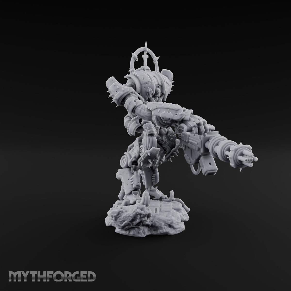 Pilot Light of Faith Warforged Mech Suit Sentinels — A · No FX