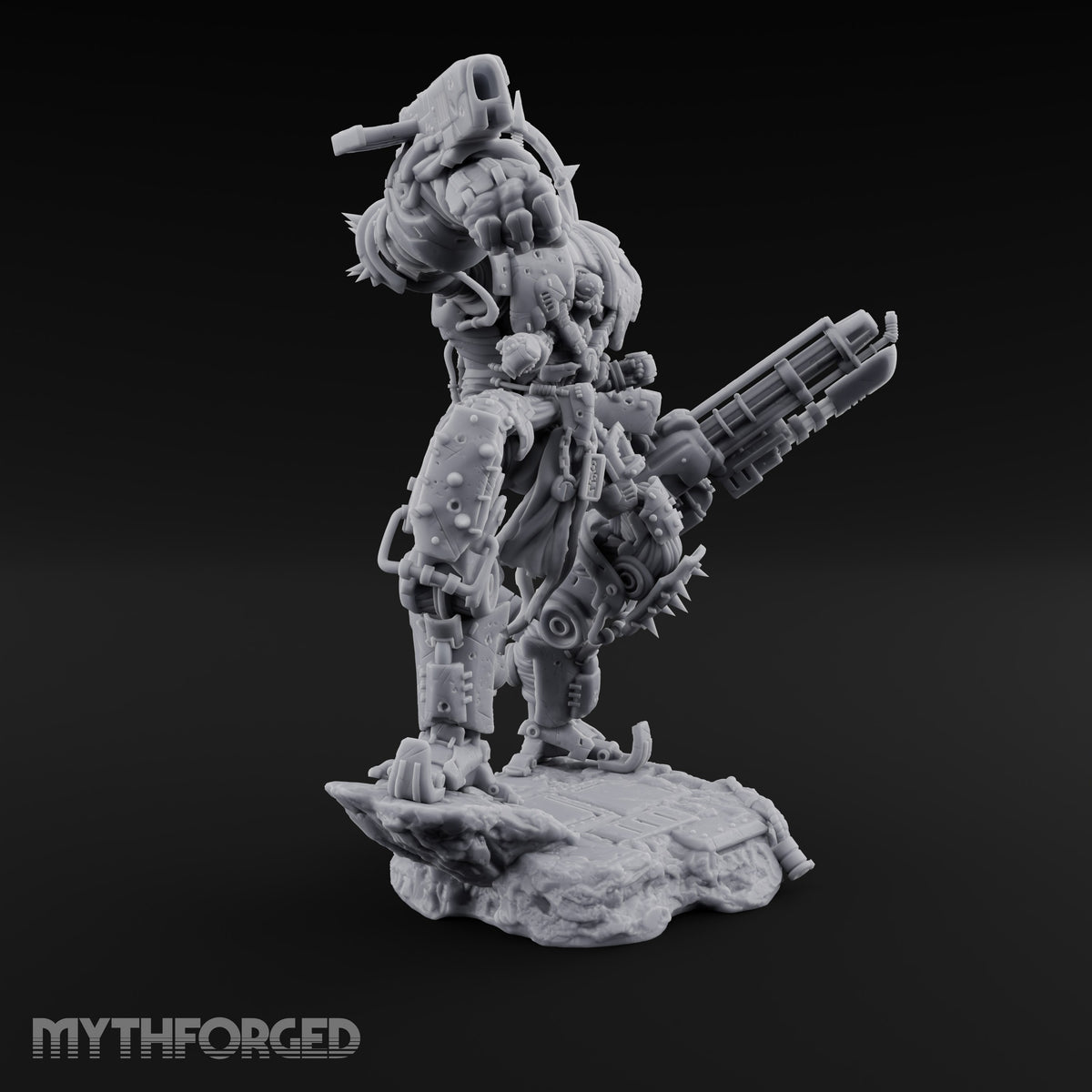 Pilot Light of Faith Warforged Mech Suit Sentinels — C · No FX