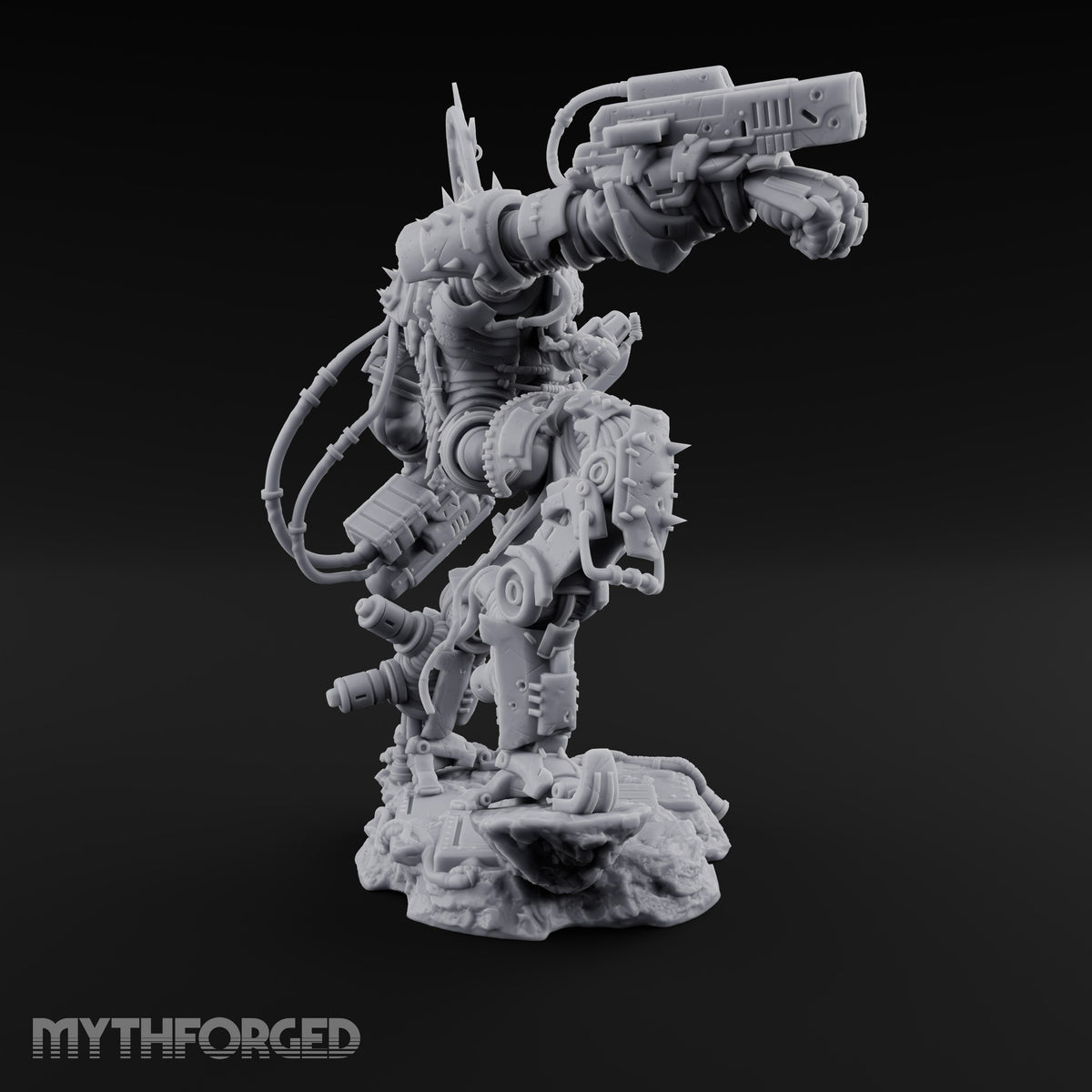 Pilot Light of Faith Warforged Mech Suit Sentinel C — No FX