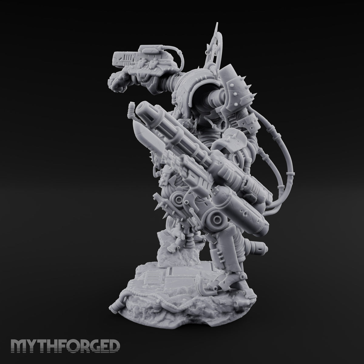 Pilot Light of Faith Warforged Mech Suit Sentinel C — No FX