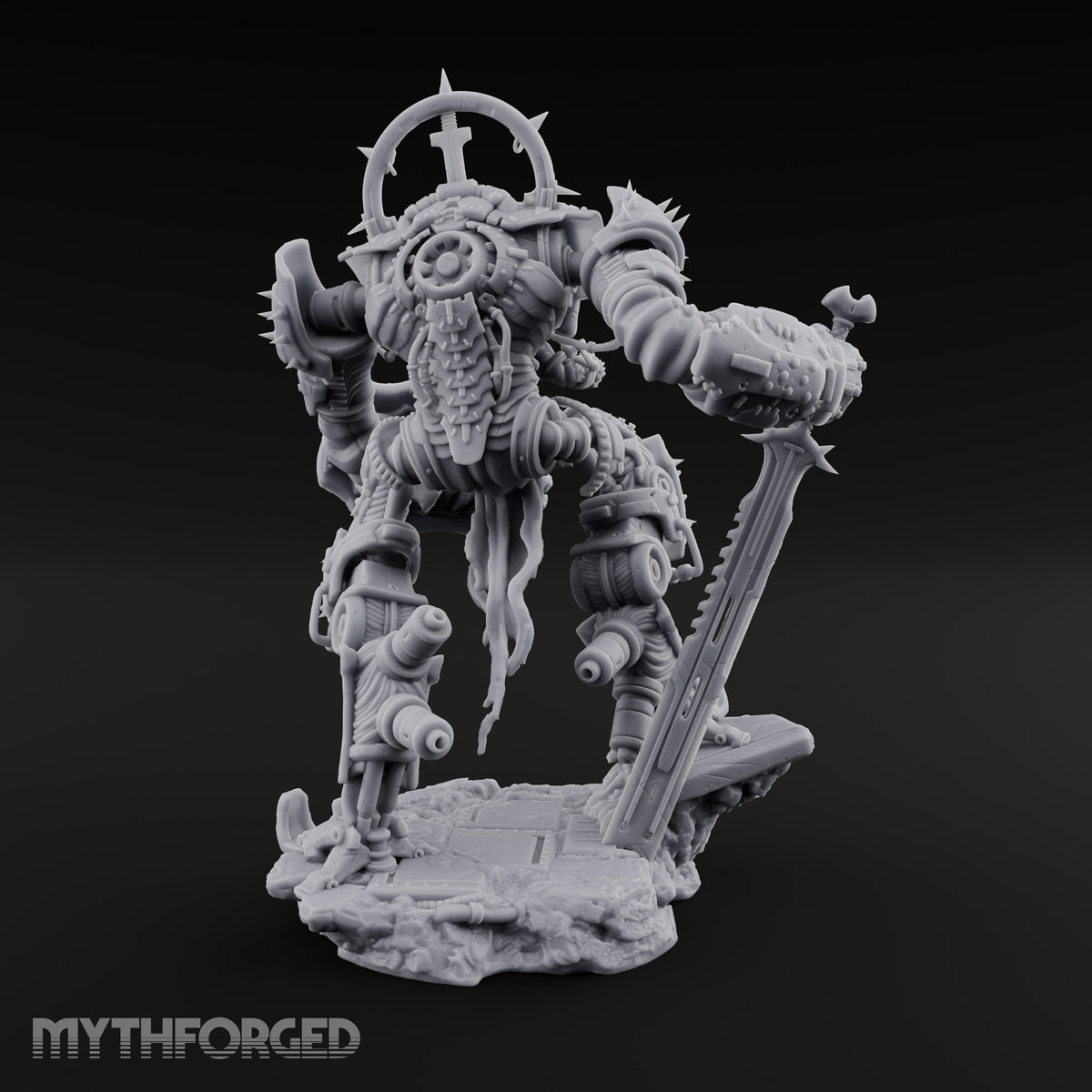 Pilot Light of Faith Warforged Mech Suit Sentinel D
