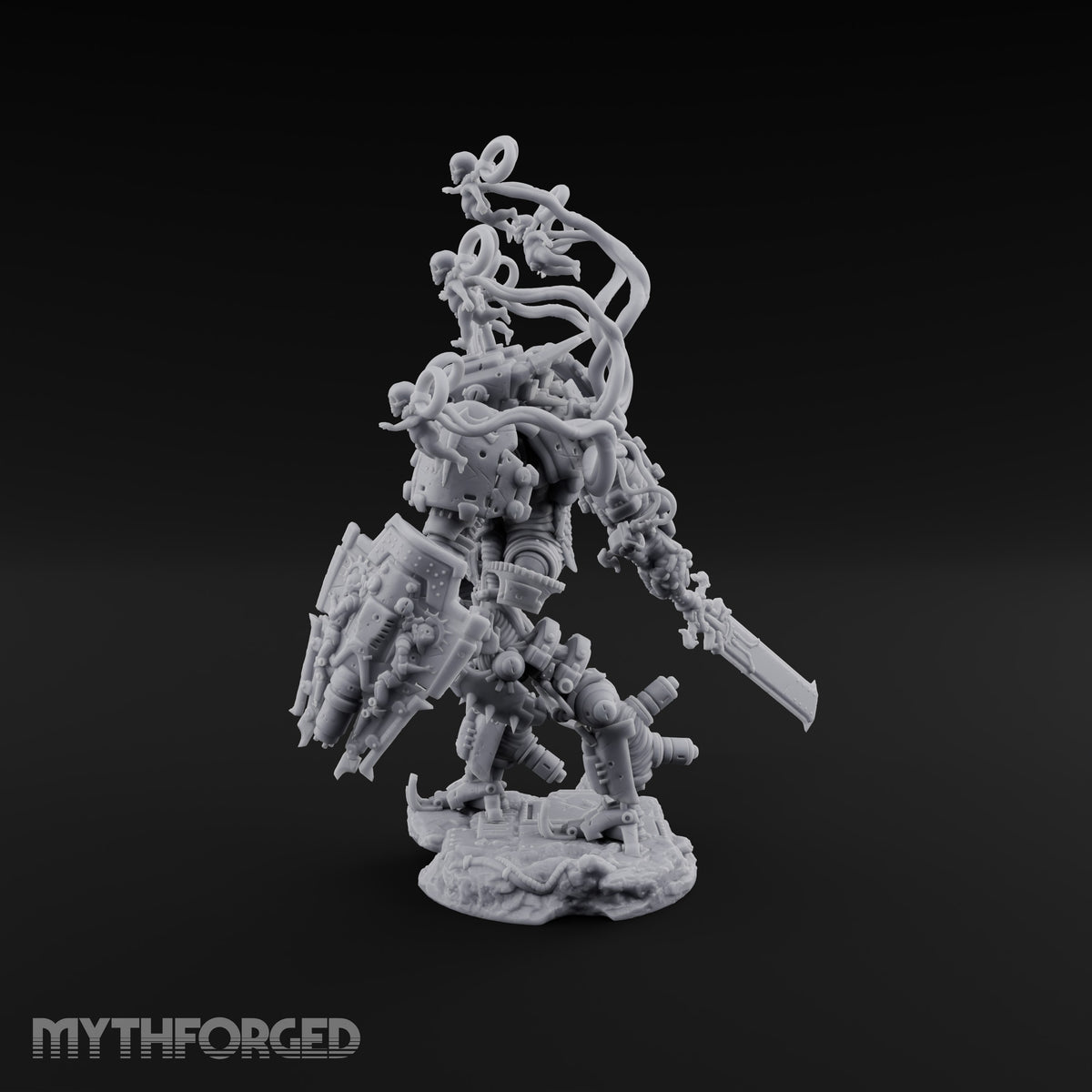 Pilot Light of Faith Warforged Mech Suit Sentinel E