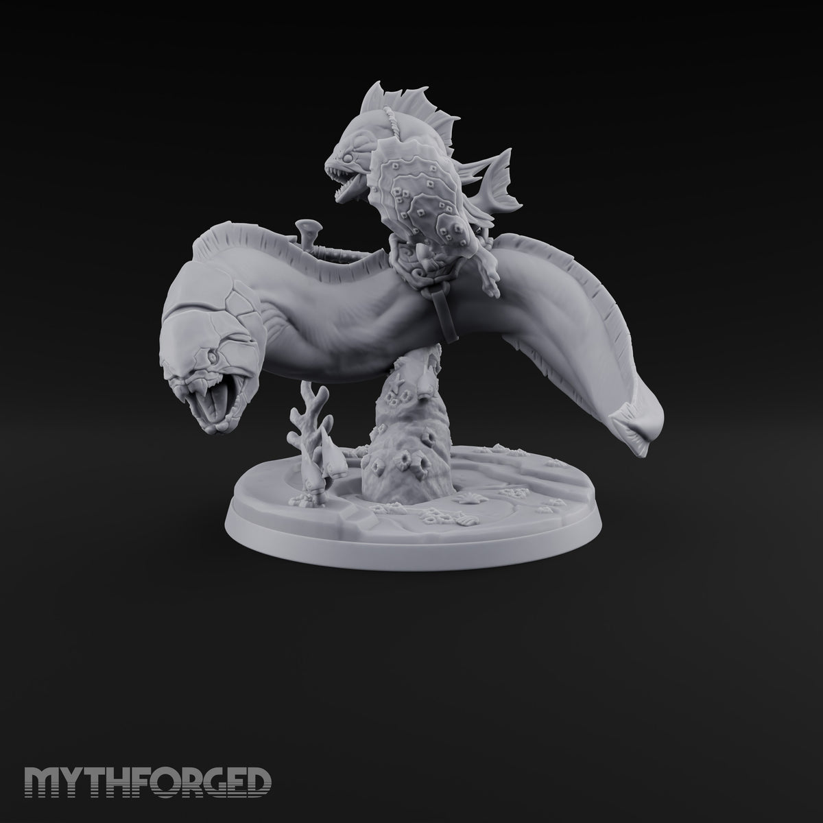 The Undertow Goes to War Kuo-toa Giant Moray Eel Rider A — Bare-headed