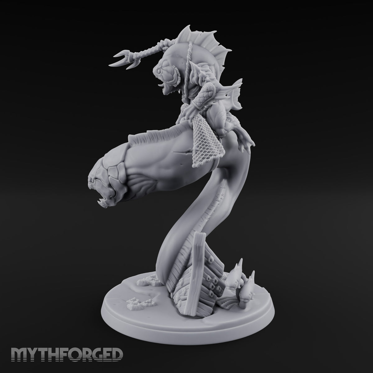 The Undertow Goes to War Kuo-toa Giant Moray Eel Rider B — Bare-headed