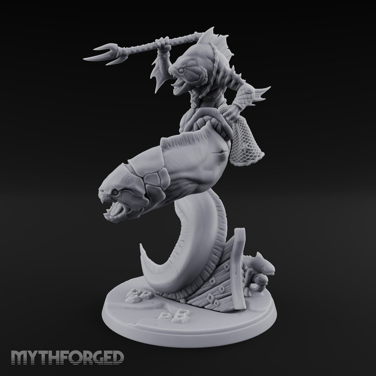 The Undertow Goes to War Kuo-toa Giant Moray Eel Rider B — Bare-headed