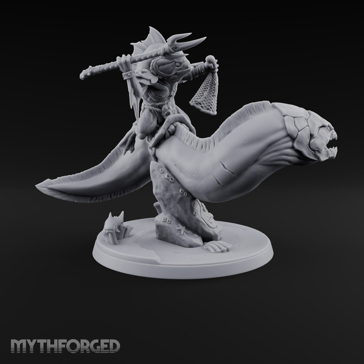 The Undertow Goes to War Kuo-toa Giant Moray Eel Riders — C · Bare-headed