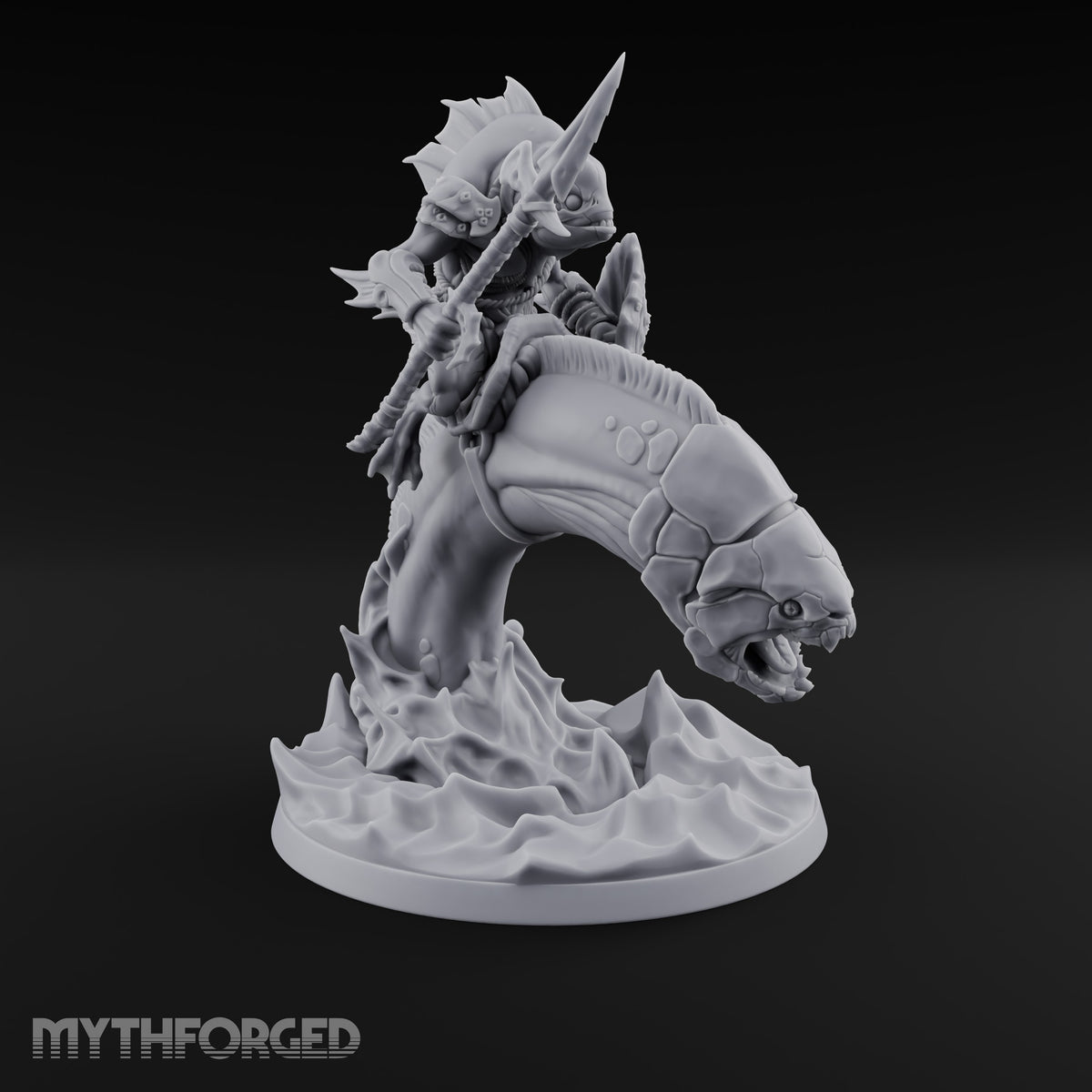 The Undertow Goes to War Kuo-toa Giant Moray Eel Rider D — Bare-headed