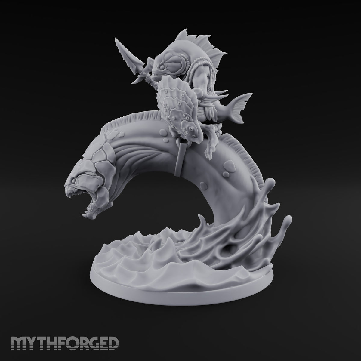 The Undertow Goes to War Kuo-toa Giant Moray Eel Rider D — Bare-headed