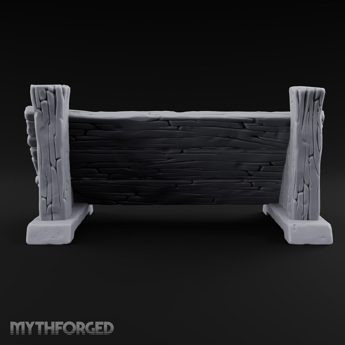 Boss Up, Buyer Beware Wooden Shield Display Rack — Empty