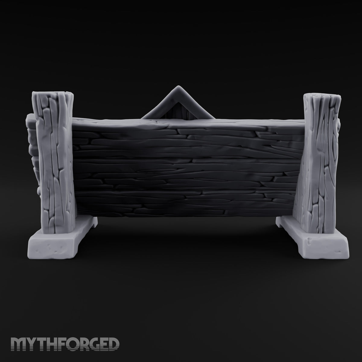 Boss Up, Buyer Beware Wooden Shield Display Rack — Stocked