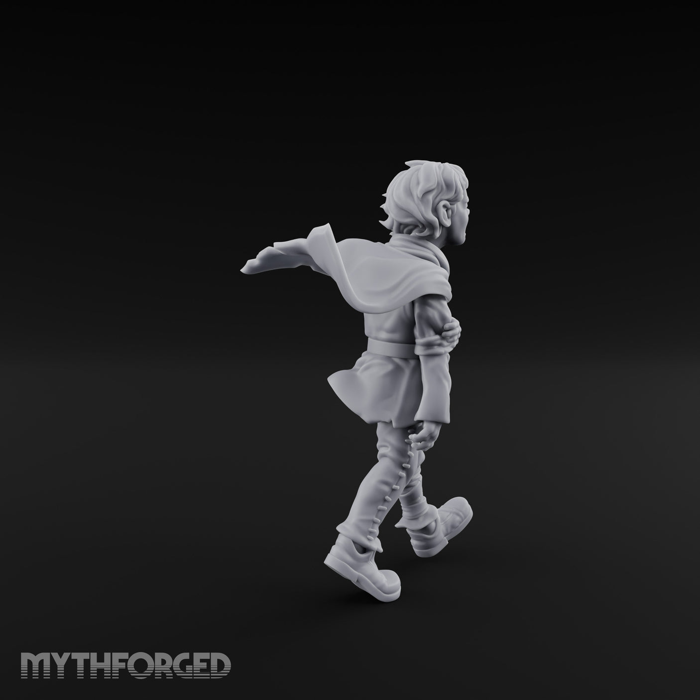 Arms Wrapped Wailing Halfling Urchin Miniature for Dungeons and Dragons, Pathfinder or other TTRPGs