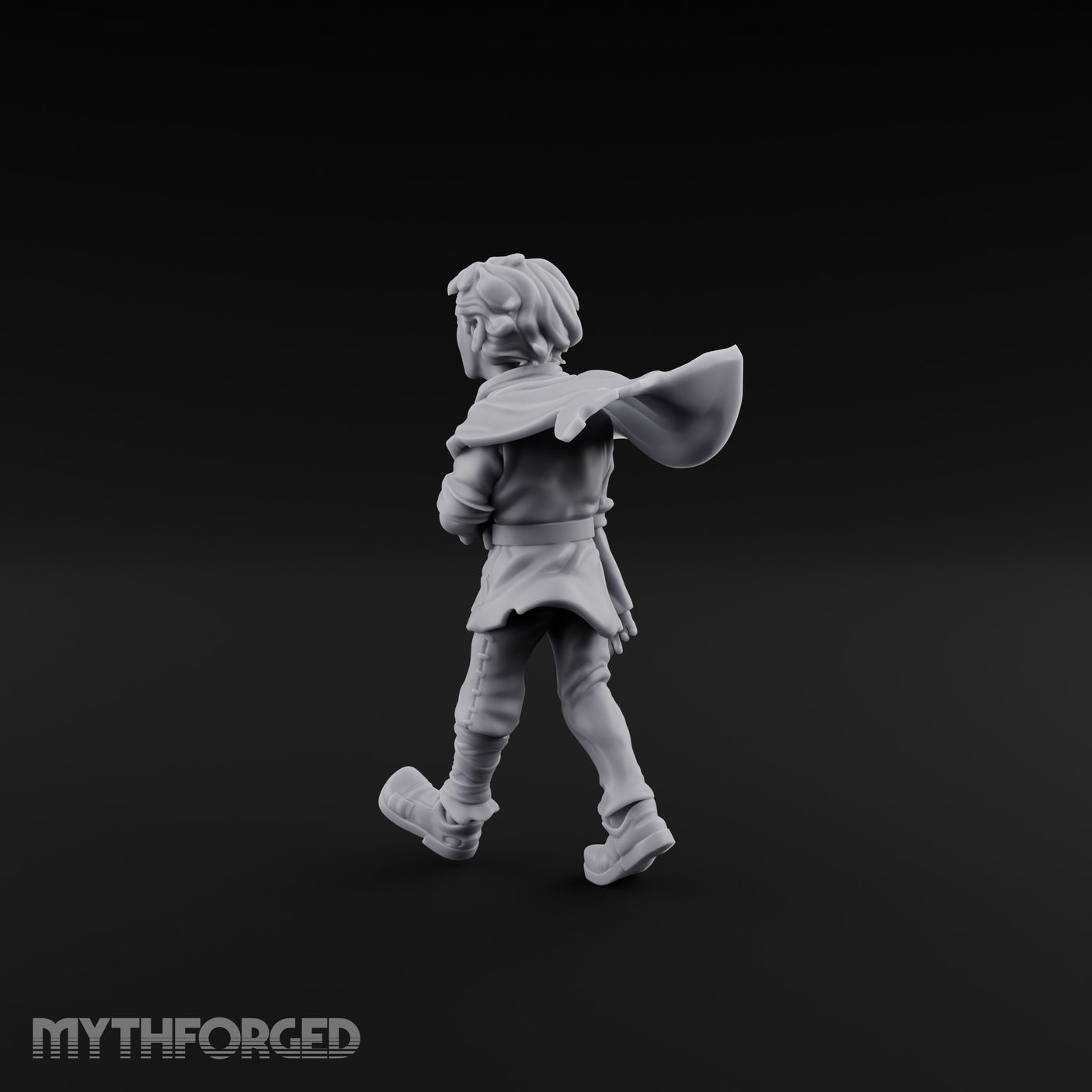 Arms Wrapped Wailing Halfling Urchin Miniature for Dungeons and Dragons, Pathfinder or other TTRPGs