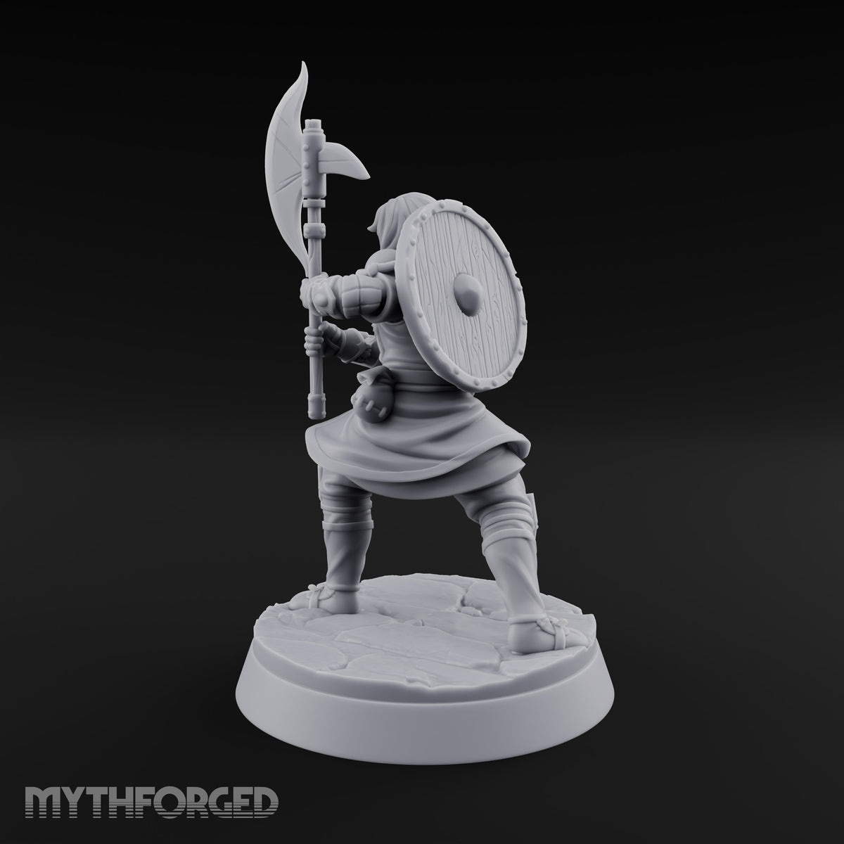 Mismatched Armoury, Matching Resolve Human Knight A — Glaive