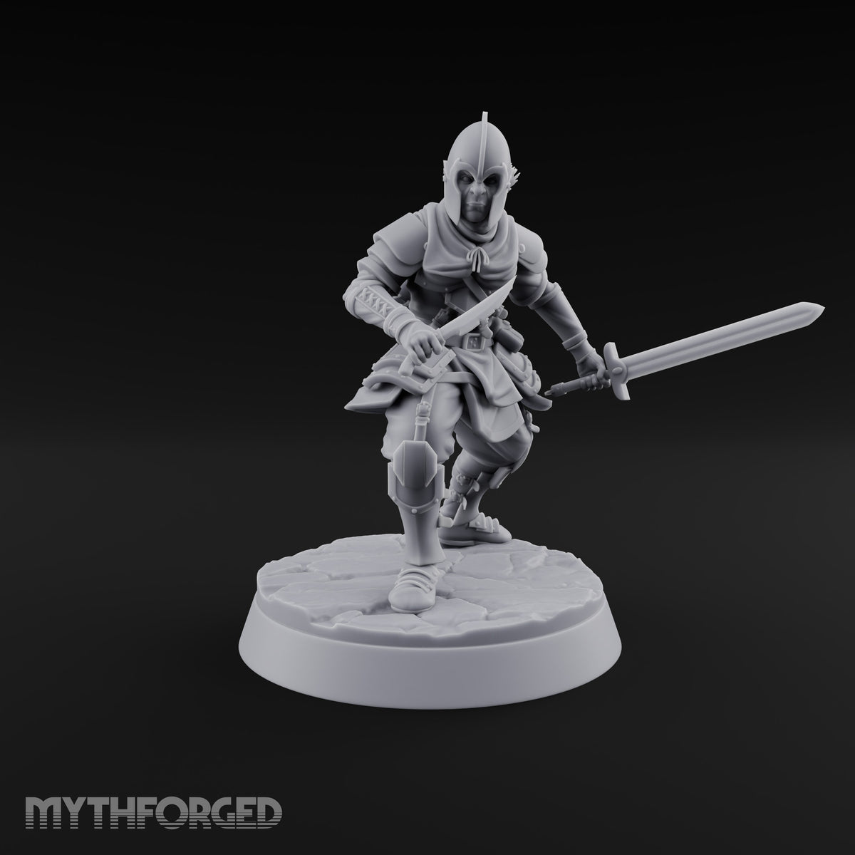 Mismatched Armoury, Matching Resolve Human Knight B — Daggers