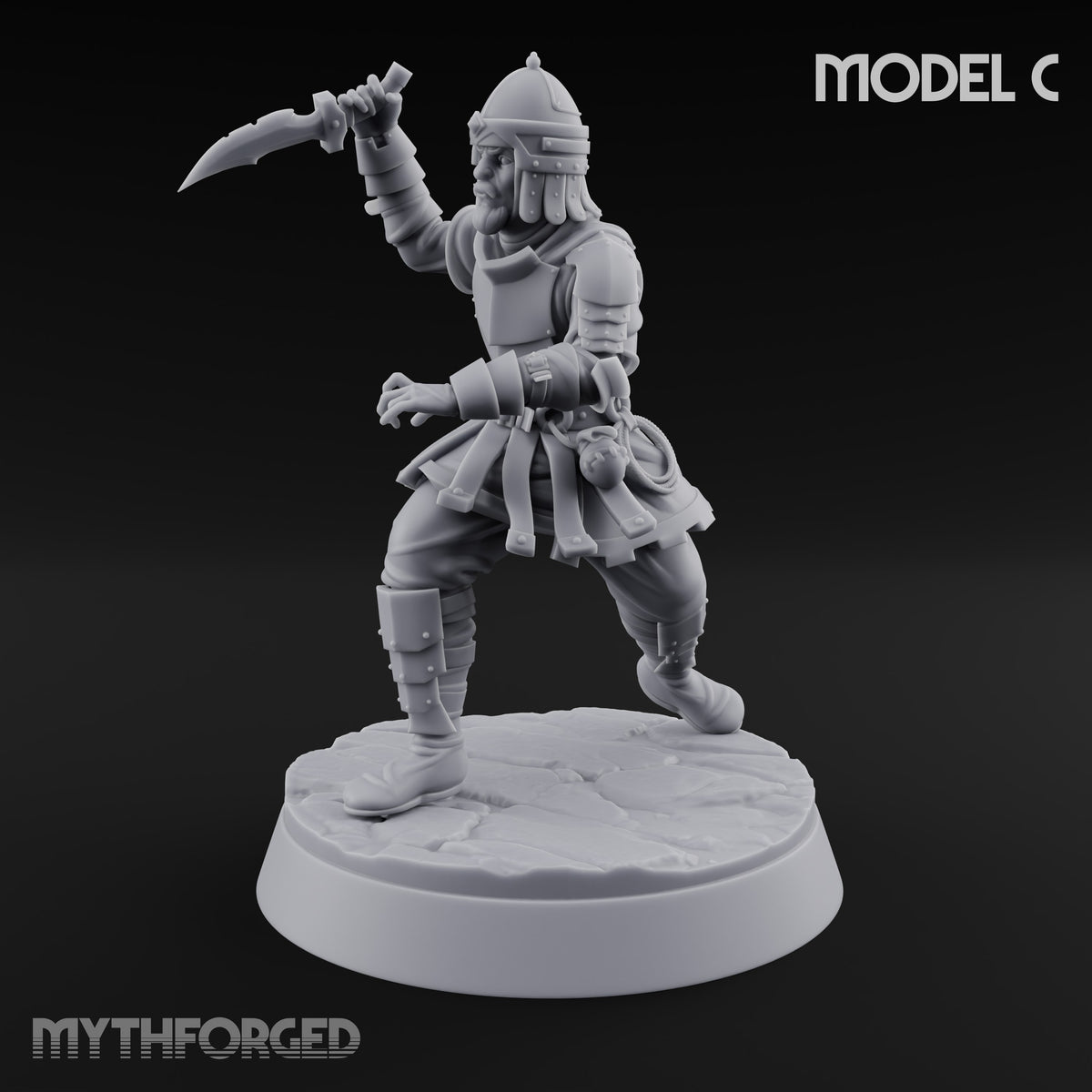Mismatched Armoury, Matching Resolve Human Knight C — Curved Dagger