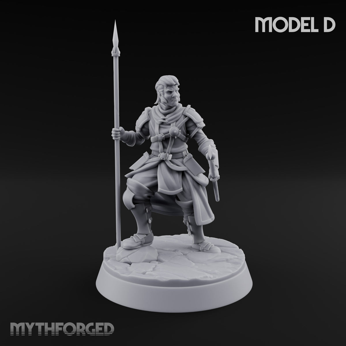 Mismatched Armoury, Matching Resolve Human Knights — D · Spiked Mace + Daggers + Mace & Axe + Spear & Javelin