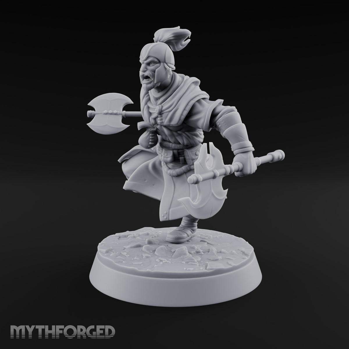 Muster Roll Misfits Human Soldier A — Twin Axes