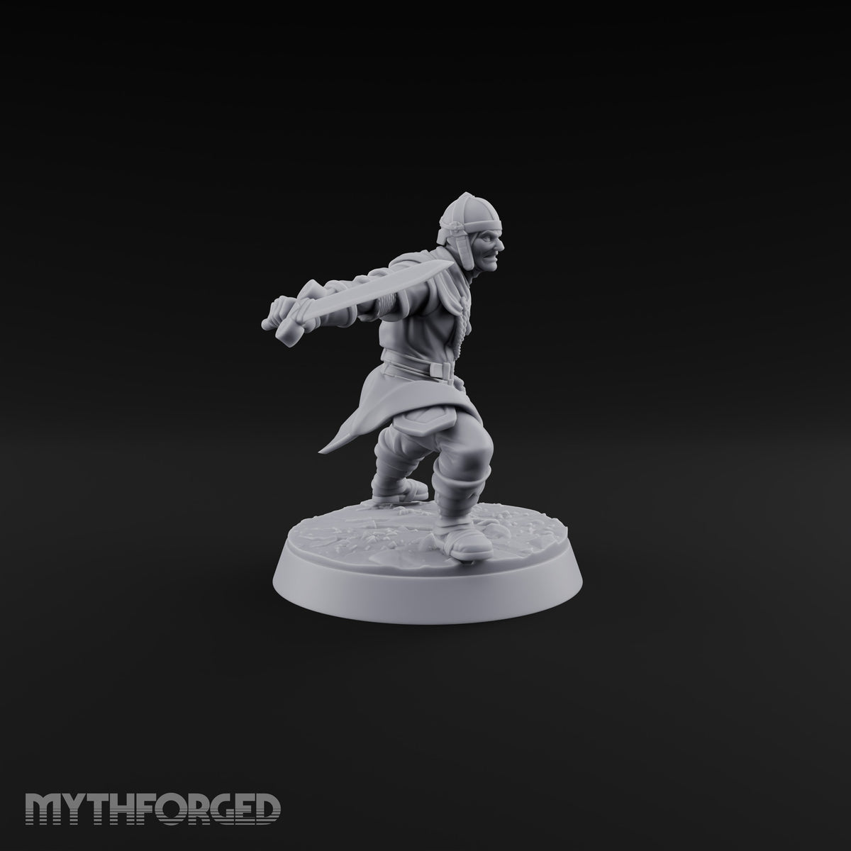 Muster Roll Misfits Human Soldier B — Sword & Open Hand