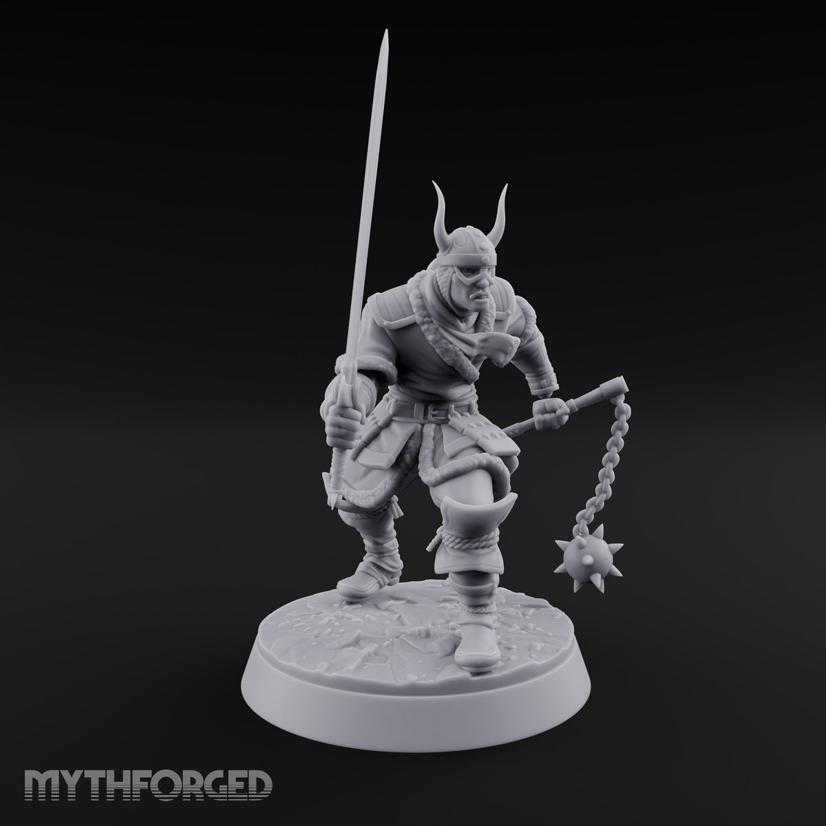 Muster Roll Misfits Human Soldier C — Sword & Flail