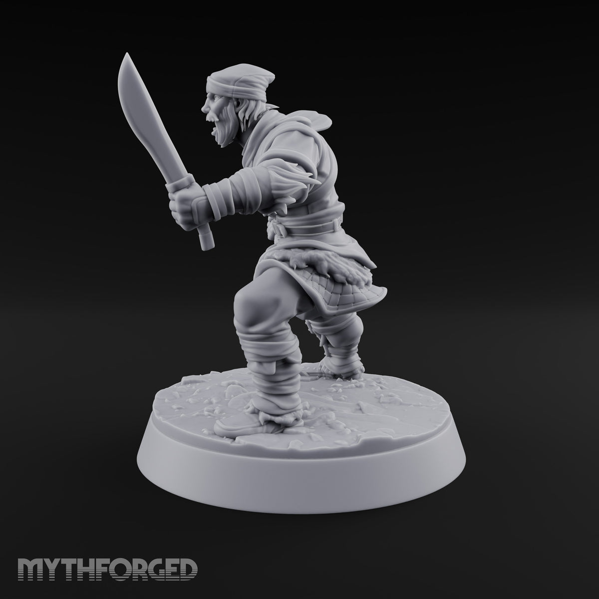 Muster Roll Misfits Human Soldier D — Axe & Dagger