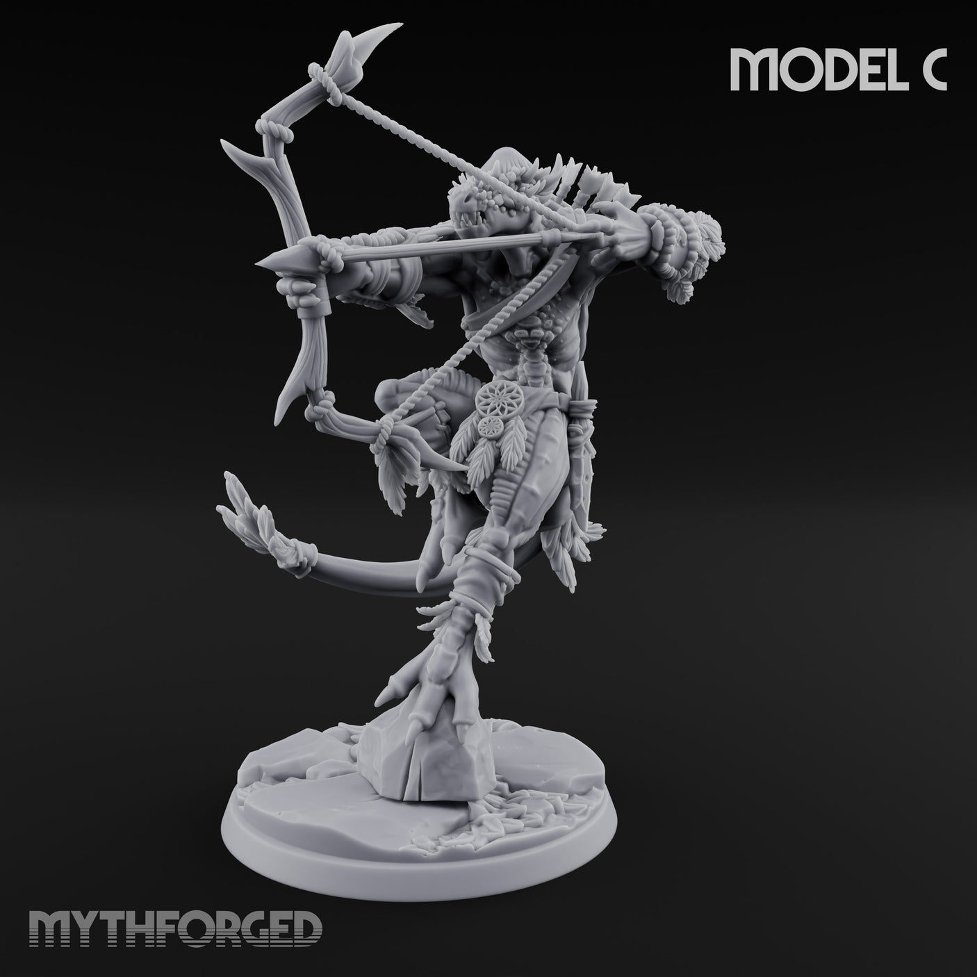 Arrow Nocking Lizardfolk Archer C gallery 1